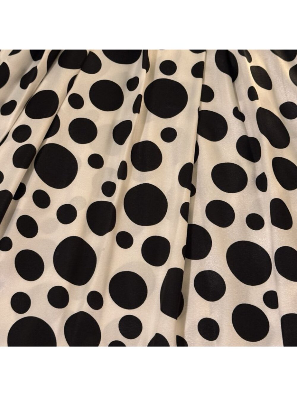 Polka Dot Dress Women's 12 Black & White Sleeveless Jessica Howard Evenings - Picture 16 of 16